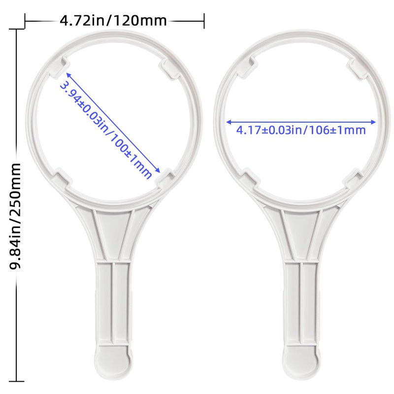 DIGITEN DlGITEN Wrench for 10" inch Reverse Osmosis Water Filter Canister Housing, Suitable for 10-inches-High RO Filter Housing (Wrench NOT 10" inch) - Image 2